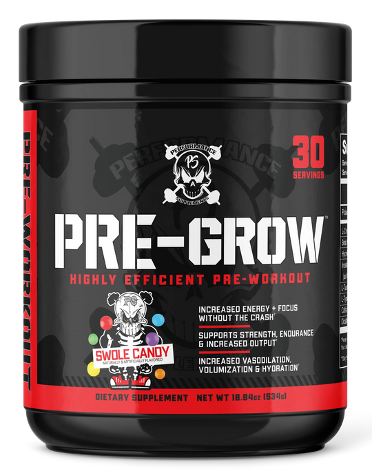 Pre-Grow Pre-Workout Supplement Product