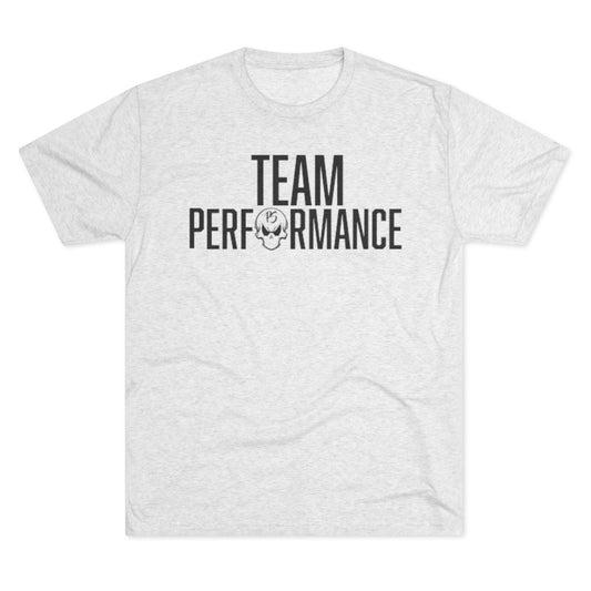 Team Performance Unisex Tri-Blend Crew Tee | Fitness Shirt, Sporty Apparel, Athletic Wear, Team Spirit Tee, Motivational Shirt