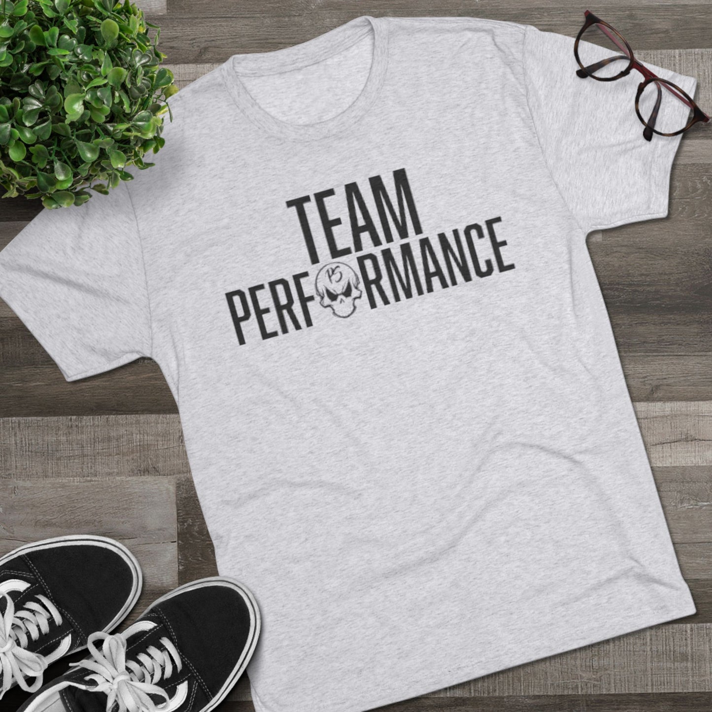 Team Performance Unisex Tri-Blend Crew Tee | Fitness Shirt, Sporty Apparel, Athletic Wear, Team Spirit Tee, Motivational Shirt