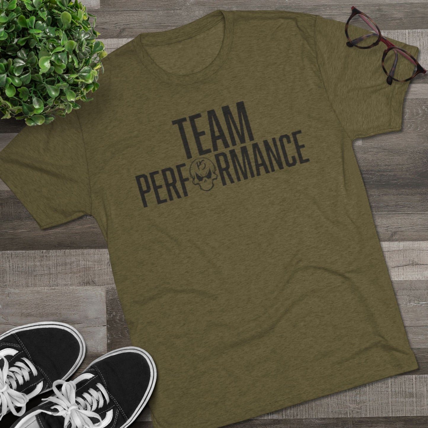 Team Performance Unisex Tri-Blend Crew Tee | Fitness Shirt, Sporty Apparel, Athletic Wear, Team Spirit Tee, Motivational Shirt