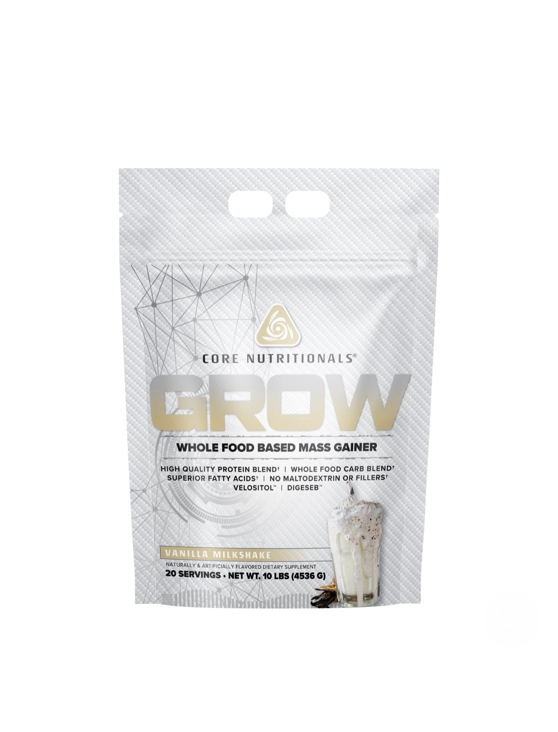 Core Nutritionals: GROW Whole Food Based Mass Gainer
