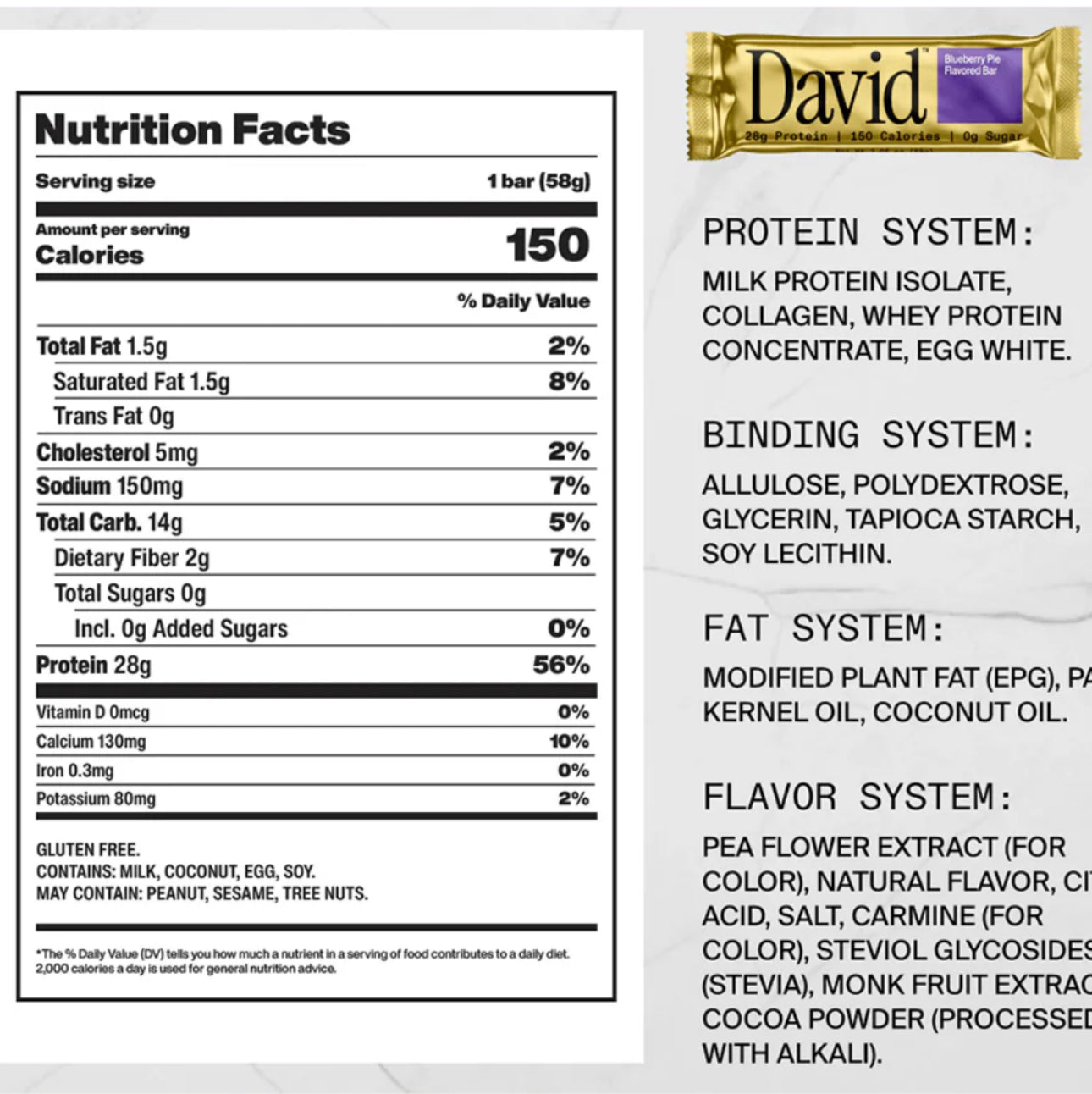 David's Protein Bars