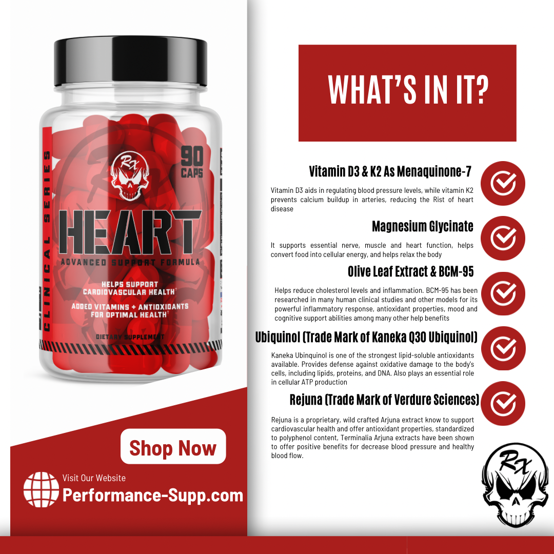 Performance Heart+ Cardiovascular Support 90caps
