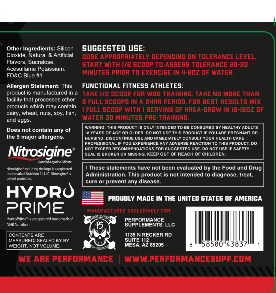 Pre-Grow (Swole Candy)