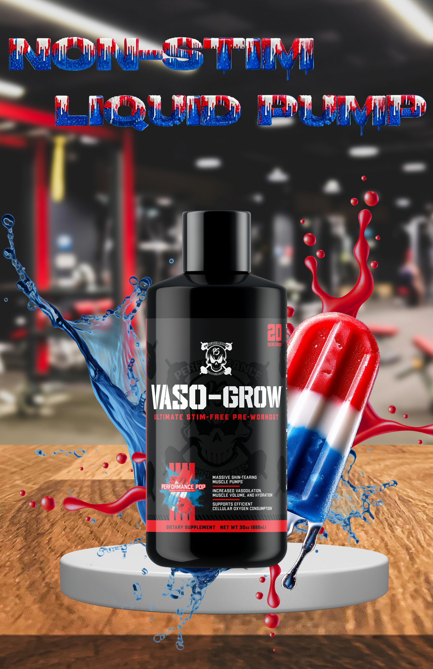Vaso-Grow Pump Liquid: Performance Pop