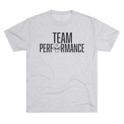 Team Performance Unisex Tri-Blend Crew Tee | Fitness Shirt, Sporty Apparel, Athletic Wear, Team Spirit Tee, Motivational Shirt
