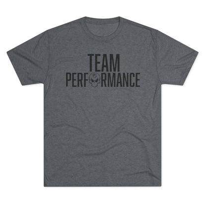 Team Performance Unisex Tri-Blend Crew Tee | Fitness Shirt, Sporty Apparel, Athletic Wear, Team Spirit Tee, Motivational Shirt