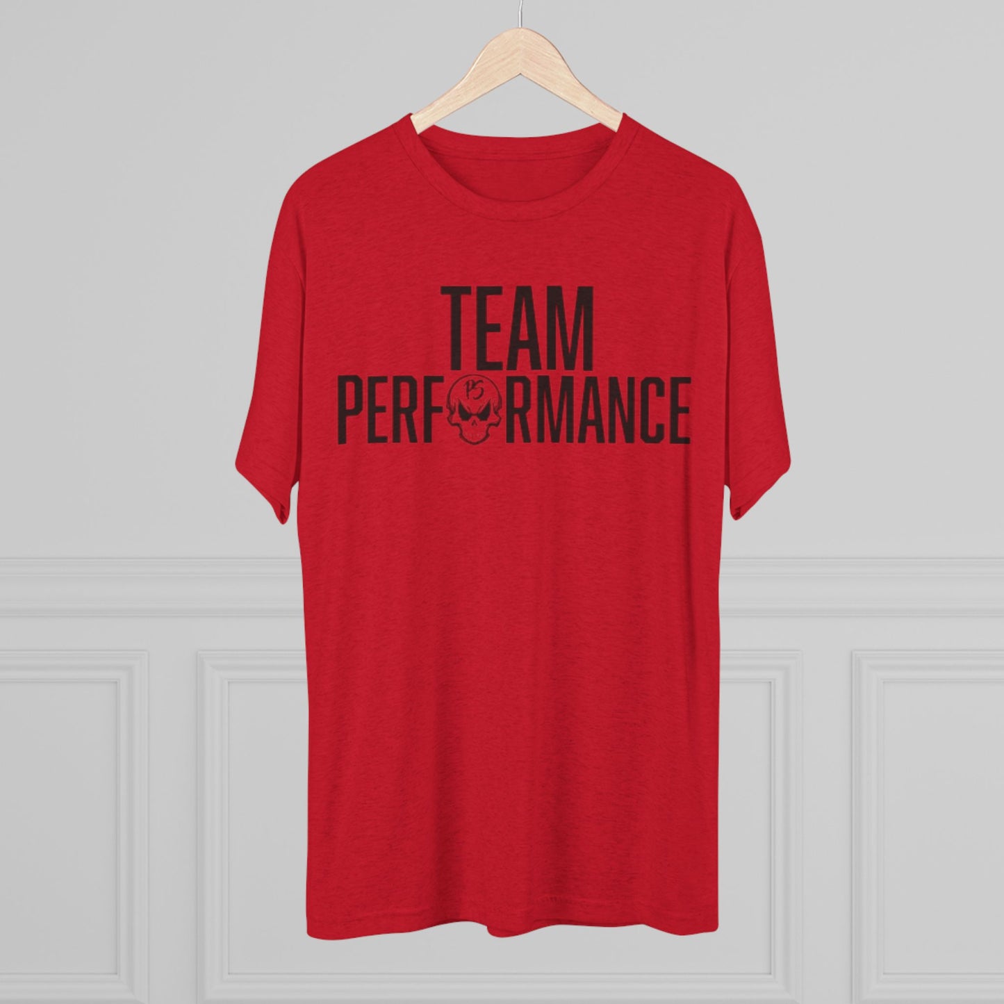 Team Performance Unisex Tri-Blend Crew Tee | Fitness Shirt, Sporty Apparel, Athletic Wear, Team Spirit Tee, Motivational Shirt