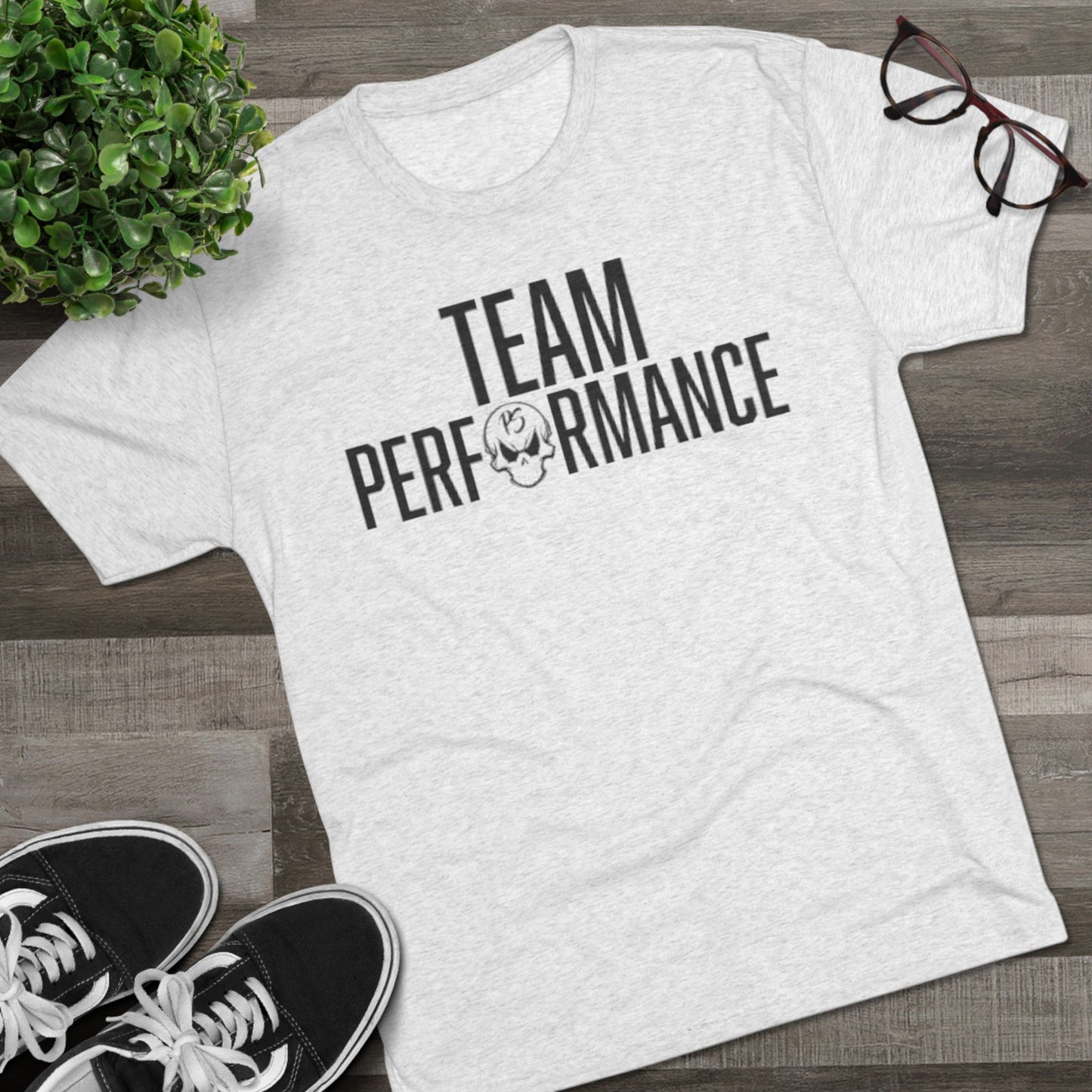 Team Performance Unisex Tri-Blend Crew Tee | Fitness Shirt, Sporty Apparel, Athletic Wear, Team Spirit Tee, Motivational Shirt