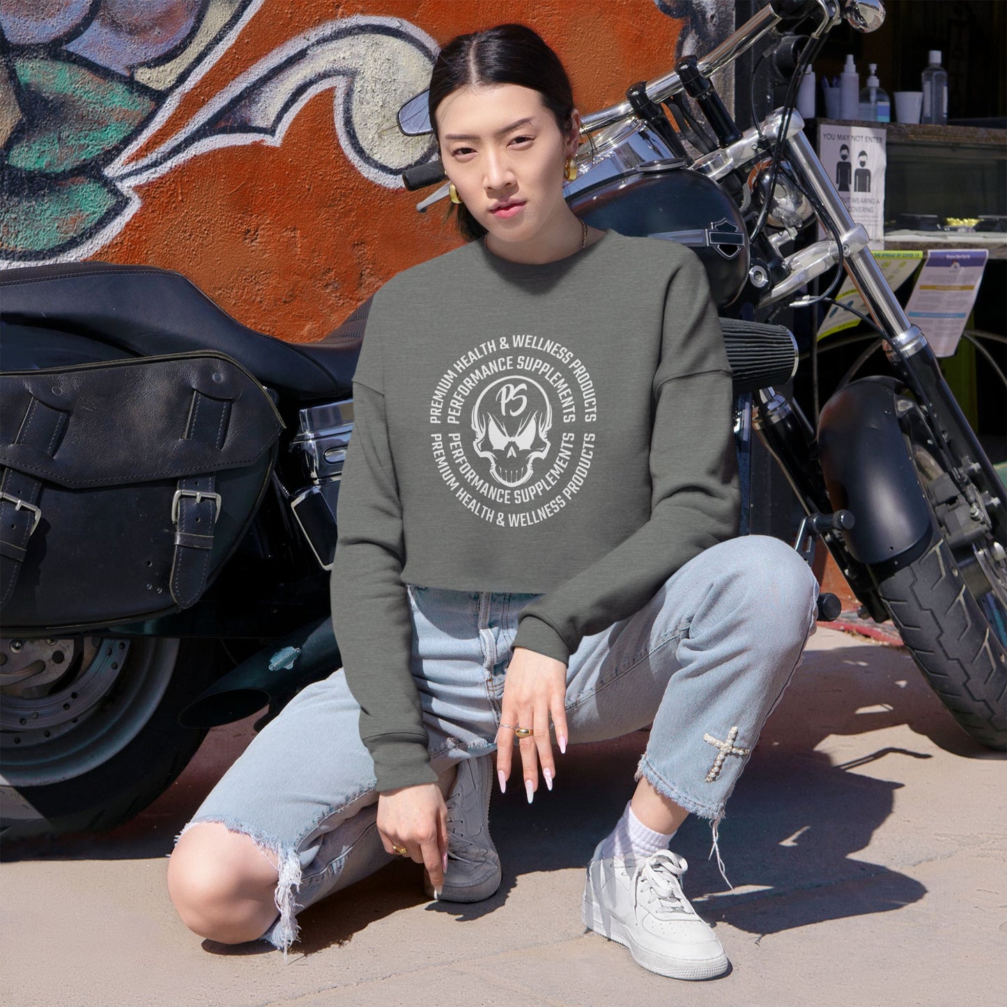 Performance Supplements Women's Cropped Sweatshirt