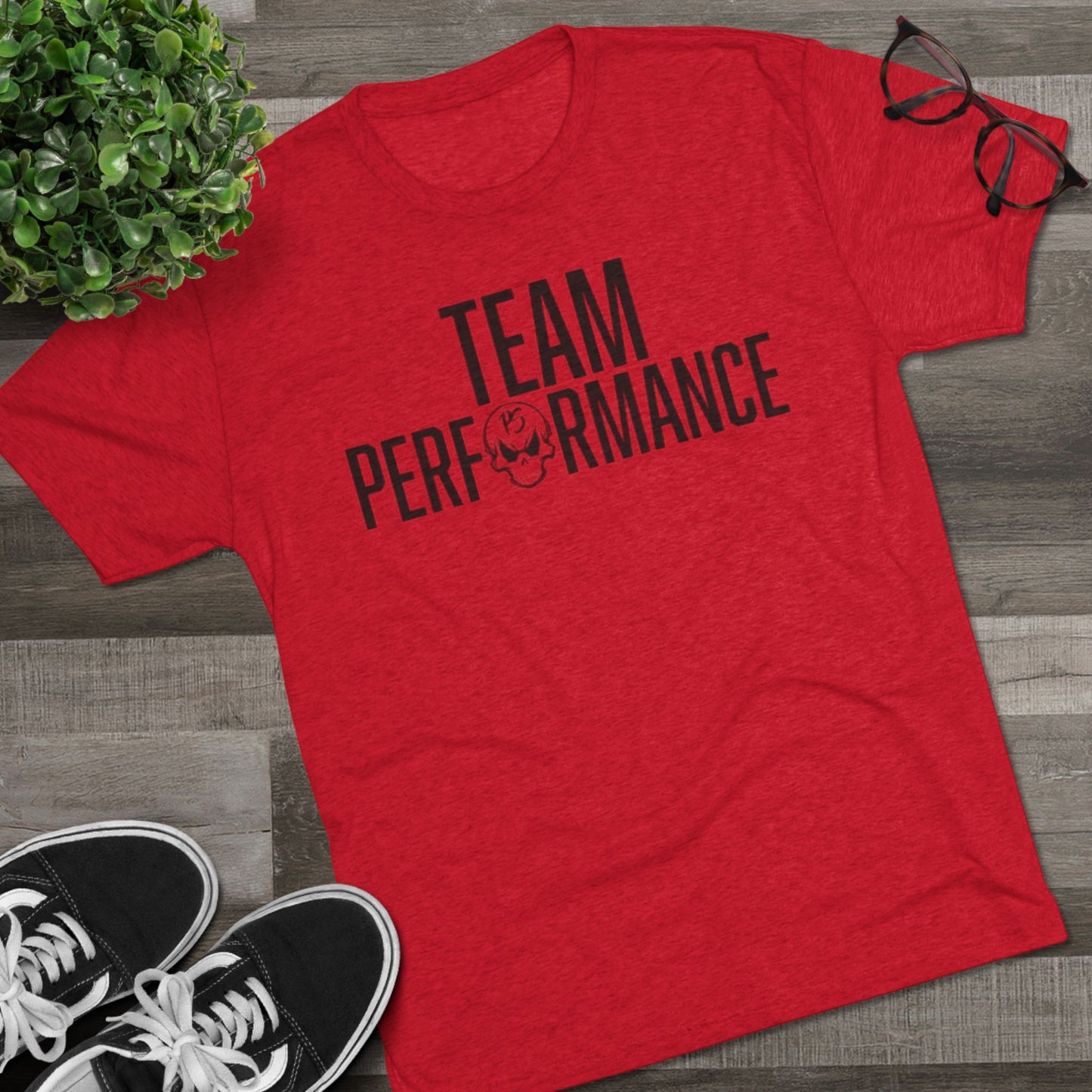 Team Performance Unisex Tri-Blend Crew Tee | Fitness Shirt, Sporty Apparel, Athletic Wear, Team Spirit Tee, Motivational Shirt