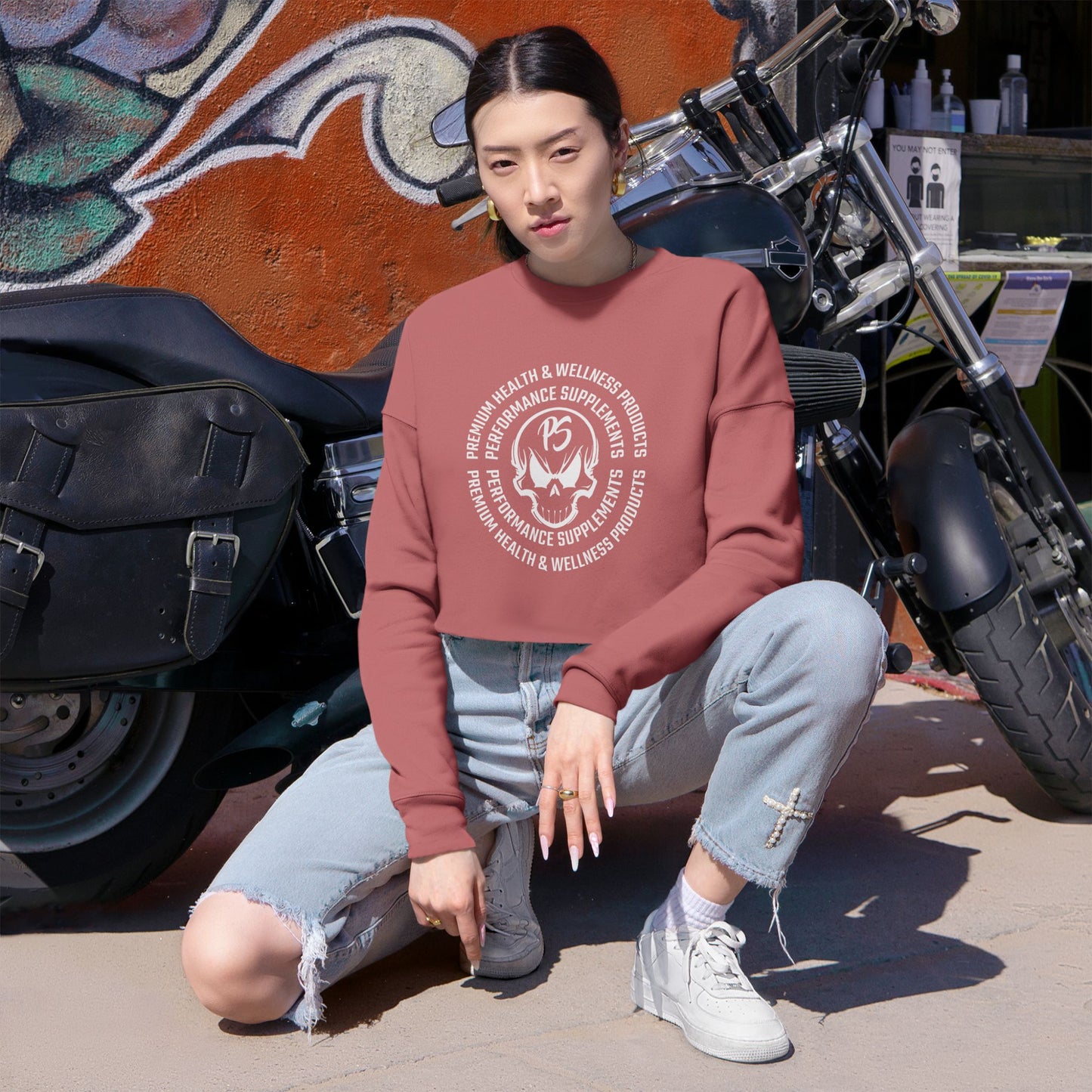 Performance Supplements Women's Cropped Sweatshirt