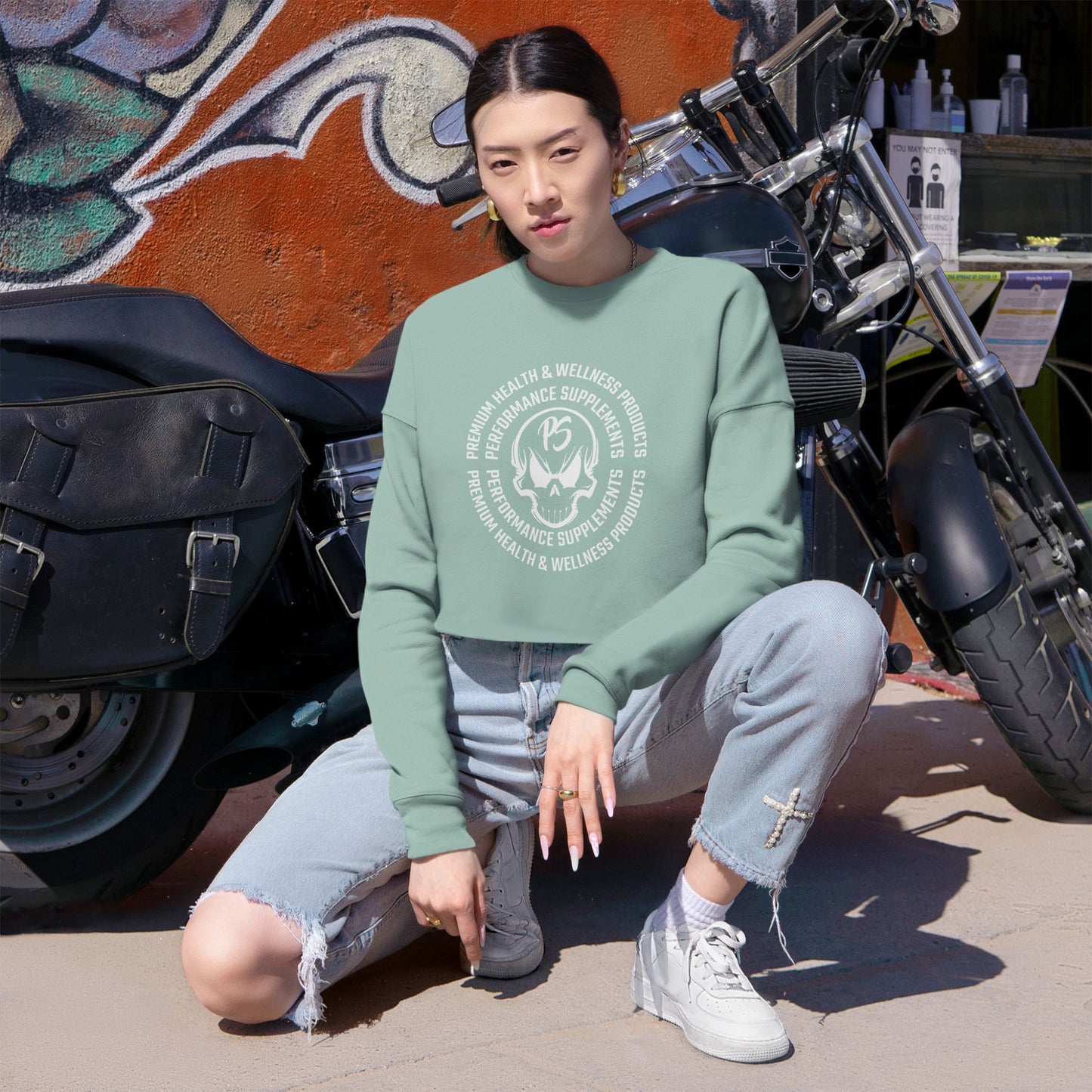 Performance Supplements Women's Cropped Sweatshirt
