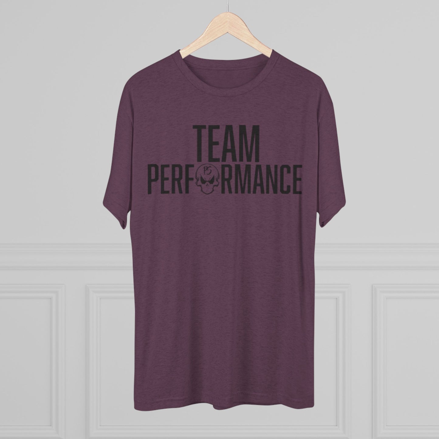 Team Performance Unisex Tri-Blend Crew Tee | Fitness Shirt, Sporty Apparel, Athletic Wear, Team Spirit Tee, Motivational Shirt