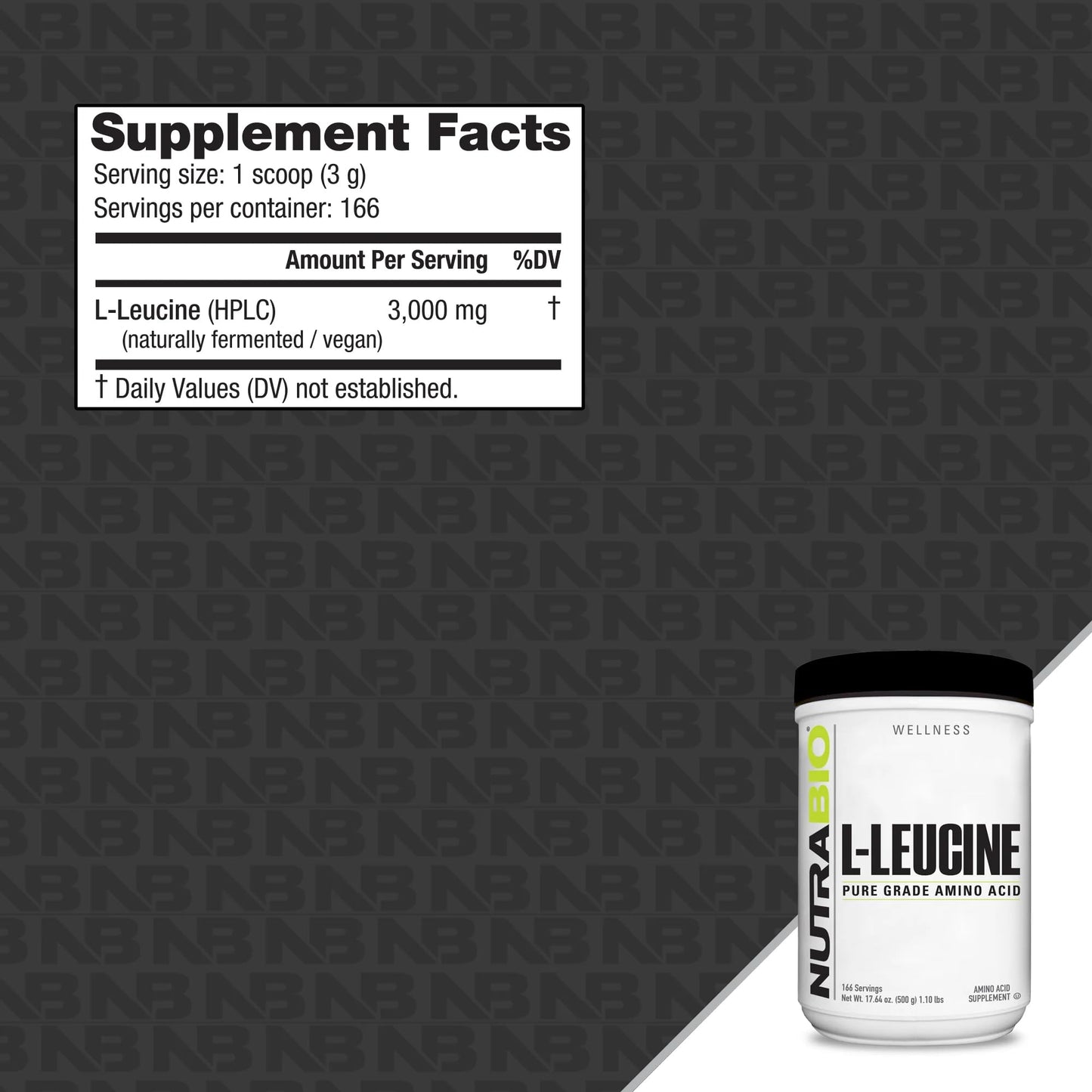 Nutrabio: L-Leucine 500g