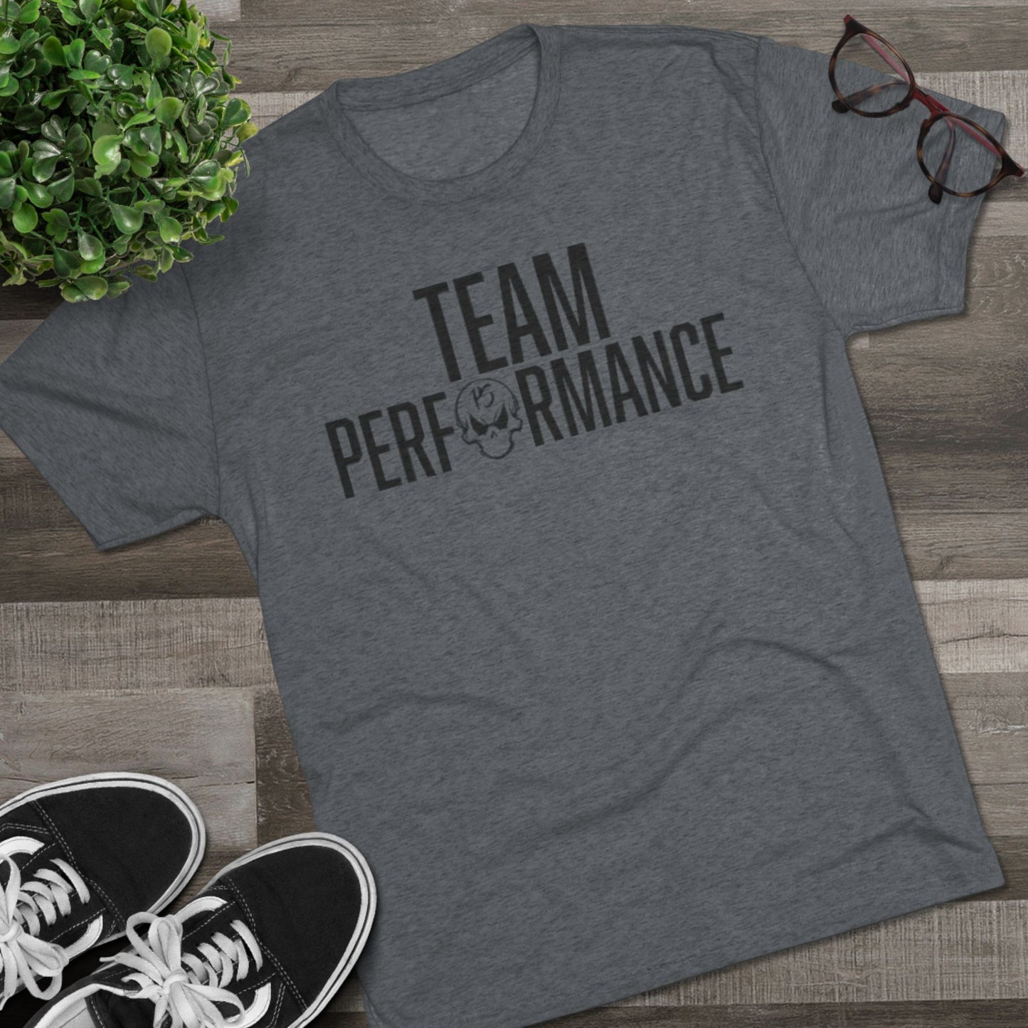 Team Performance Unisex Tri-Blend Crew Tee | Fitness Shirt, Sporty Apparel, Athletic Wear, Team Spirit Tee, Motivational Shirt