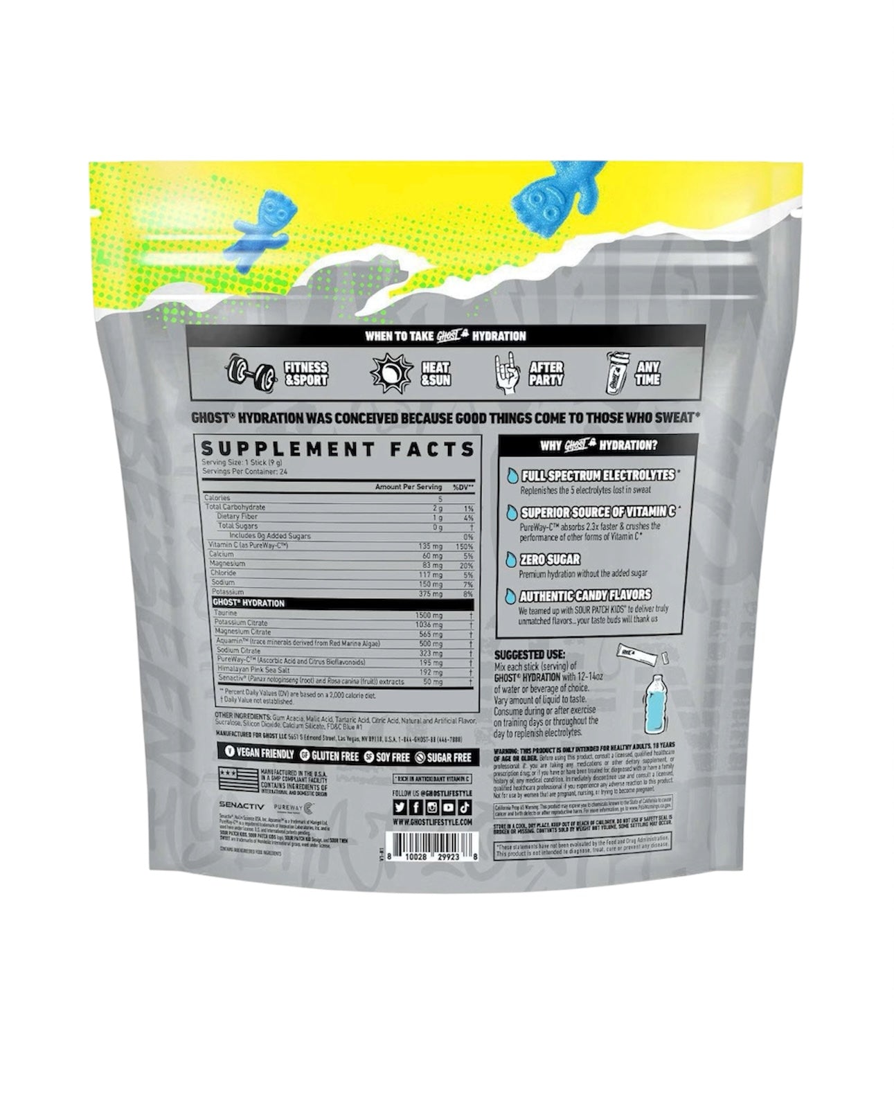 Ghost Hydration Stick Packs 24ct