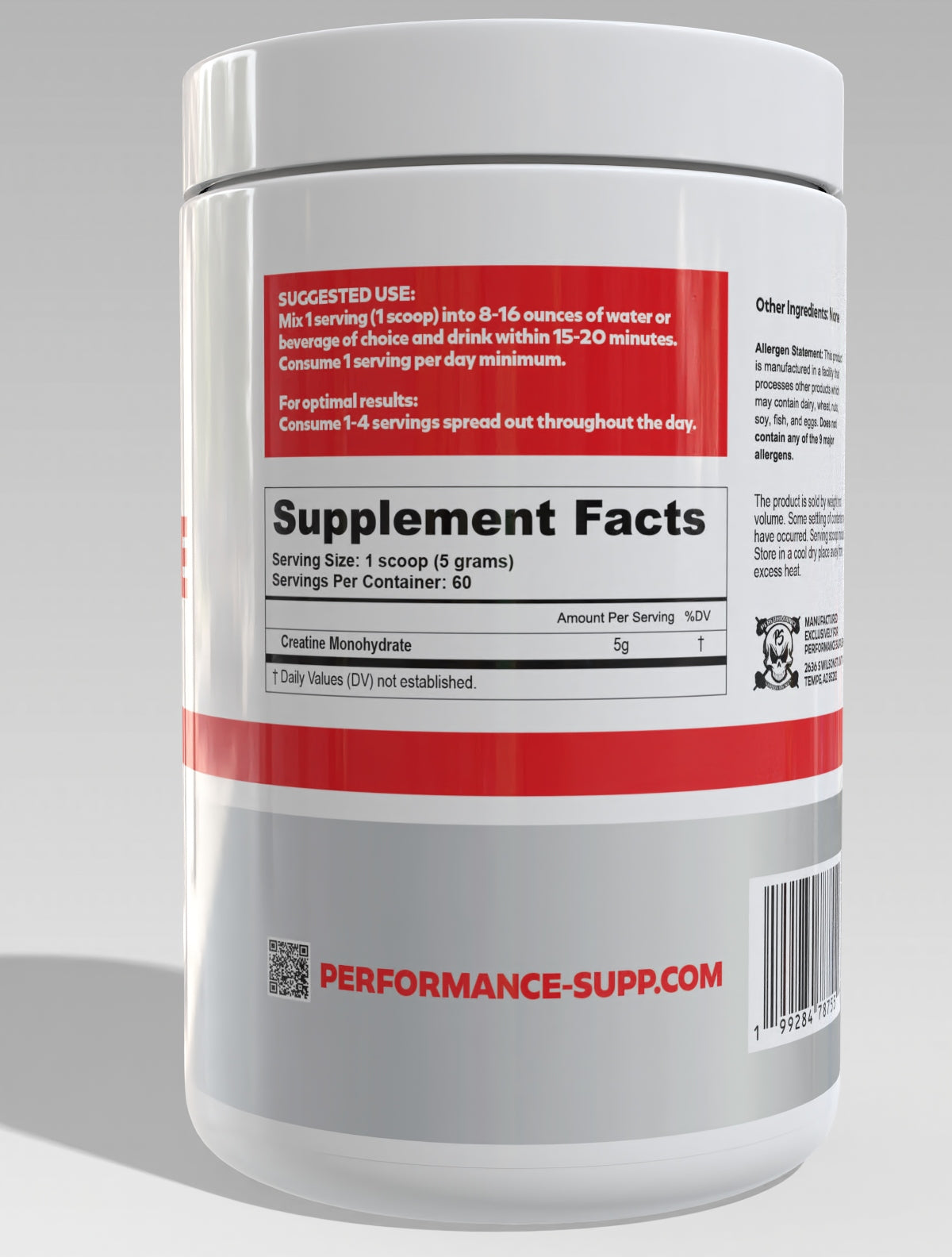 Creatine Monohydrate 60serv