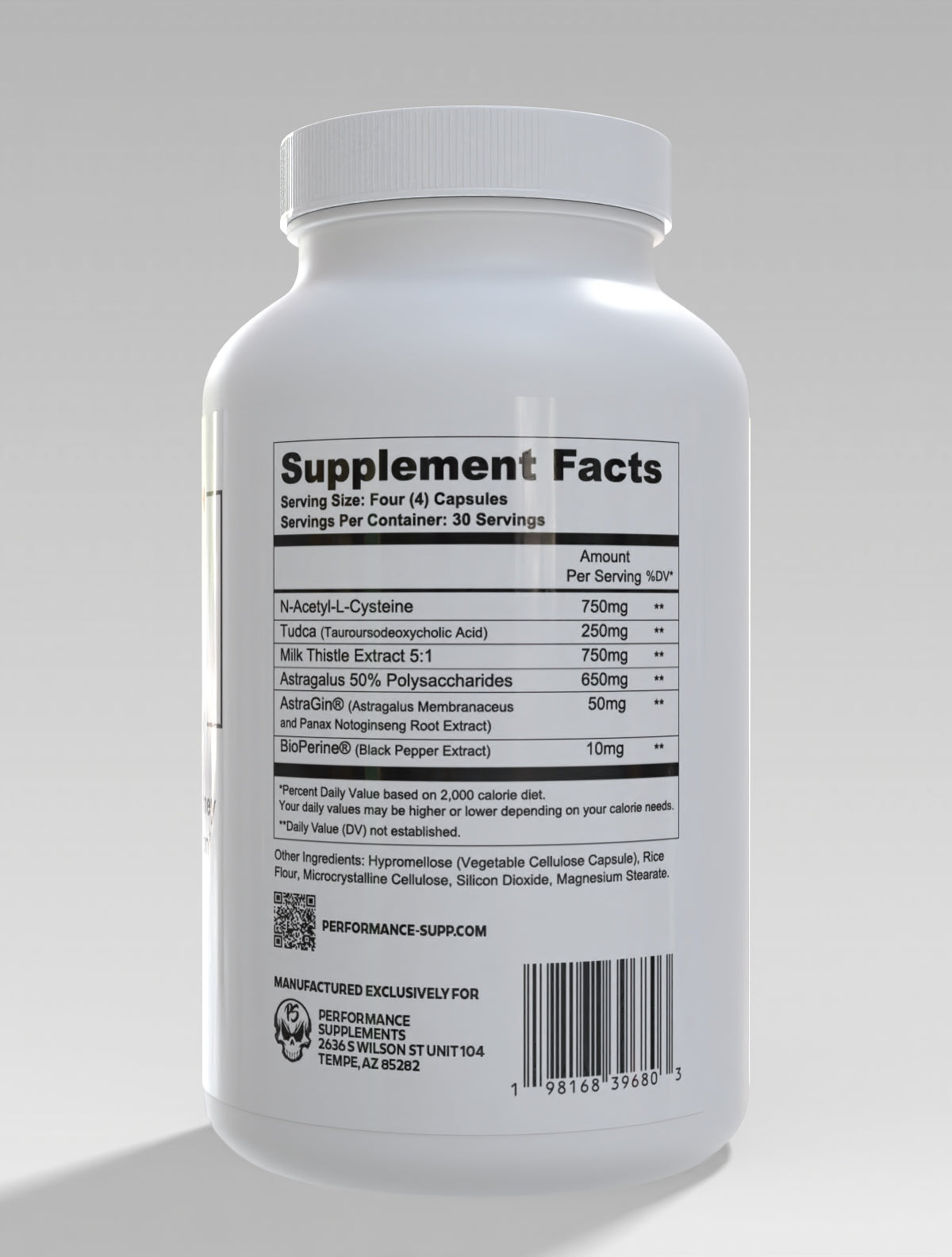 Performance Liver+ Kidney Support 120caps