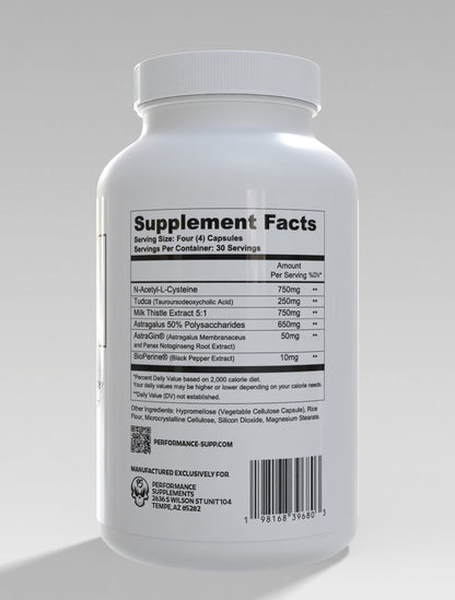 Performance Liver+ Kidney Support 120caps
