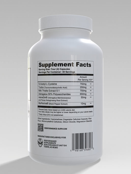 Performance Liver+ Kidney Support 120caps