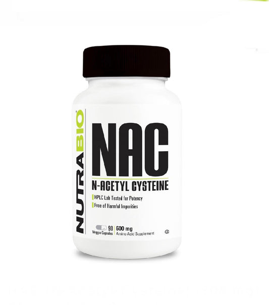 NutraBio N-Acetyl-Cysteine (NAC) Capsules