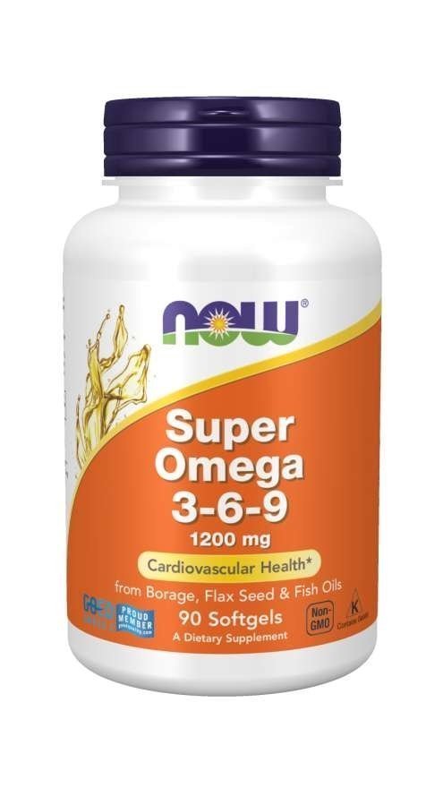 NOW: Super Omega 3-6-9 1200 mg 90 Softgels