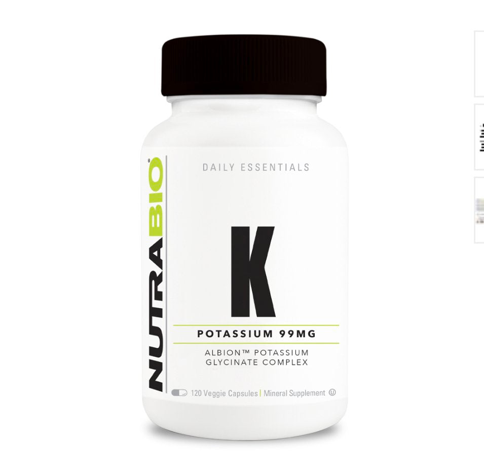 NutraBio Potassium Complex 99mg