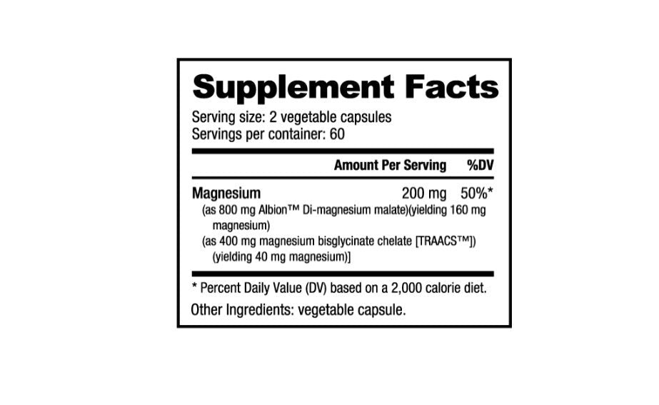 NutraBio Reacted Magnesium