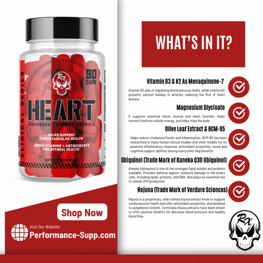 Performance Heart+ Cardiovascular Support 90caps