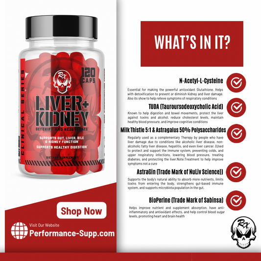 Performance Liver-Kidney Suport 120caps