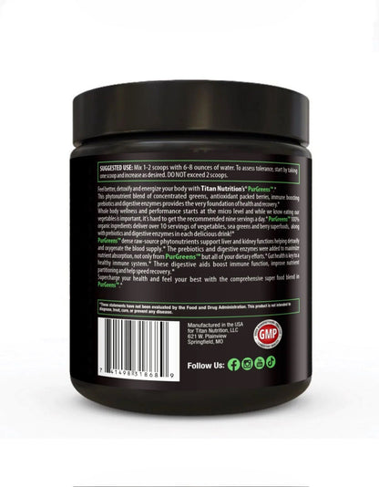 Titan Nutrition: PurGreens Superfoods