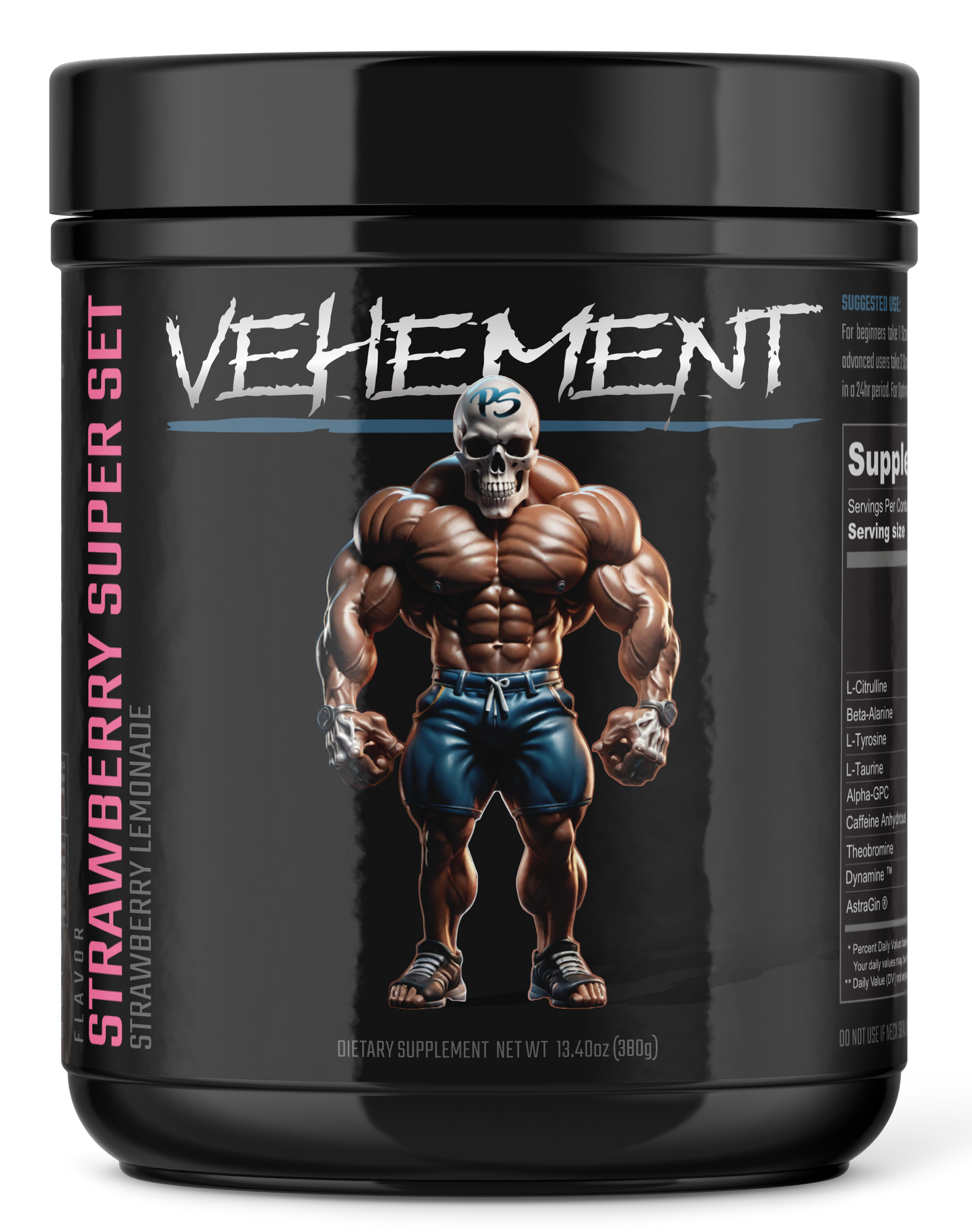 Vehement Pre-Workout: Strawberry SuperSet