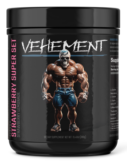 Vehement Pre-Workout: Strawberry SuperSet